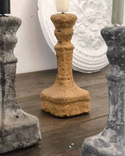 Candelabro Piedra Gris