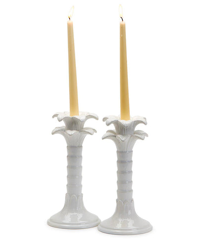 Candelabro Palm White