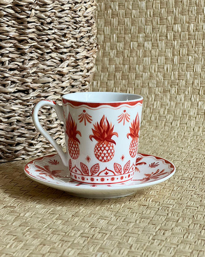 Set Taza Piñas - Tangerine