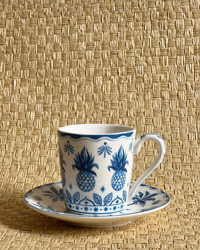 Set Taza Piñas- Azul