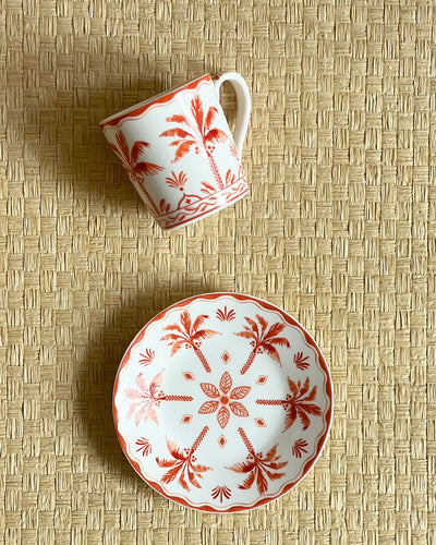 Set Taza Palm - Tangerine