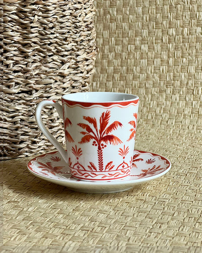 Set Taza Palm - Tangerine