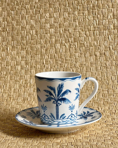 Set Taza Palm- Azul