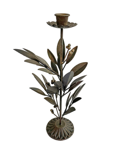 Candelabro hojas Laurel